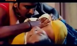 Scena della pellicola della coppia dell'India meridionale