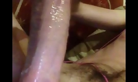 hot dripping cum soaked cock
