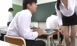 Big Tit Japanese Teacher Fucked On Train