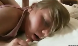 Dad Wake Up Stepdaughter and Seduce anent Fuck as Mommy away
