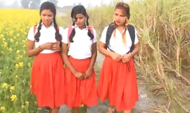 Udendørs indisk skole pige sex romantik hindi lyd