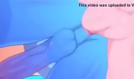 Lucario x cinderace (furry samostatně stojící porno)