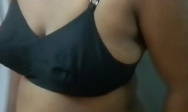 Mallu aunty removing nighty and wearing bra panty movie
