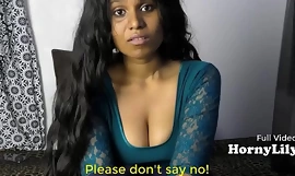 हल्के-फुल्के भारतीय फूहड़ पत्नी भीख माँगती के लिए त्रिगुट फ्रो हिंदी के साथ इंग्लैंड उपशीर्षक