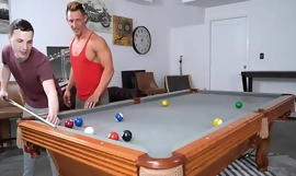 Enjoying Fathers Day By Fucking On Pool Table - Troye Jacobs added to Jax Thirio - Family Dick