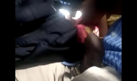Young boy wet aunt's pussy in put emphasize bus