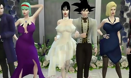 El Matrimonio de Milk Episodio 1 La Boda de Goku y su Esposa Chichi muy romantico pero Termina en Netorare Esposa Follada como una Perra Marido Cornudo Miscreation Sashay Porn Hentai