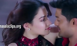 Tamannah Bhatia Hot Paha Show in Romance Dance