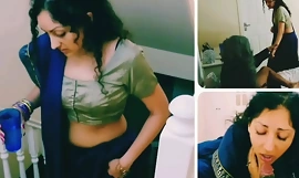 Young indian girl there saree is blackmailed to give her grandfather a blowjob