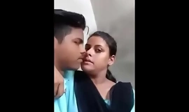 Indian omnibus girl outdoor kissing