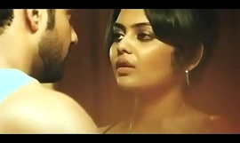 Bengalsk skuespillerinde Saayoni Ghosh Hot Smooch og tunge sugende