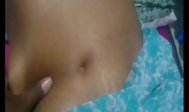 Aunty Belly button Pressing