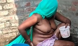 Indian Townsperson Desi Bathing Video Adjacent to Hindi Desi Radhika