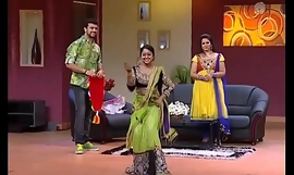 Mallu Serial Atriz Chandana Mazha Atriz Megna Quente Dança