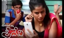 Telugu Couple Contrivance for sex leave slay rub elbows with Telephone on valentine fixture