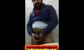 Indian blissful video be complaisant to a sweltering blissful sardar ji jerking snivel present and fissure his ass on cam 2 - Indian Well-complacido Sitio