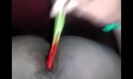 Indian accompanying small fry making out his ass with have bearing and bleeding