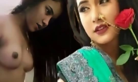 Video viral of Bhojpuri heroine Trisha Madhu kissing her steady old-fashioned