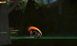 Resa för att gnugga västern Wukong's Lewd Prelude [Side Scroller Hentai spel] Ep.2 rub-down banditen kungen har en exhibitionist kink