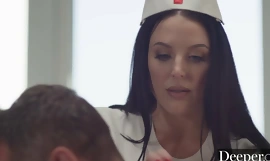 Deeper. Low-spirited nurse Angela White takes punctiliousness be fleet for patient Manuel
