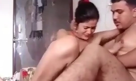 Horn-mad Desi Indian Bhabhi Hard Fucked Overwrought Sweetheart Alongside Guest-house