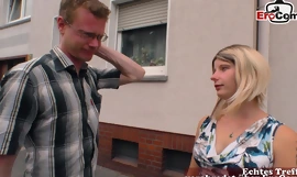 Regular young German blonde next door – housewife licentious erection