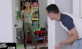 Family Strokes - Cute And Tiny Oriental Babe Pounds Her Horny Stepbro To Become Viral