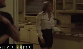 Horny Milf (Kayley Gunner) Bonks Her Son In Wet (Tyler Nixon) - Family Sinners