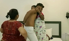 India bengalí esposa y su caliente amateur trígono coito ! con sucio audio