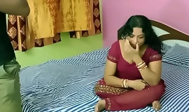 Indian Hot xxx bhabhi having sex with pithy penis boy! She is not happy!