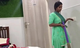 The hot maid Kaanta Bai blocked red handed and fucked hard all in all her holes