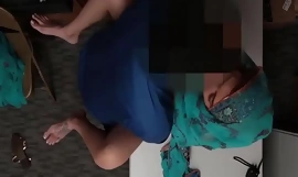 Kuuma muslimi teini kiinni ja ahdistettu vittu