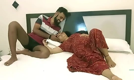 Sexy bhabhi erotic hot fucking with skimp Hindi dealings