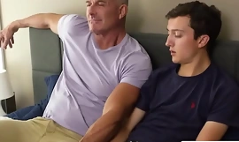 Horny stepdad anal fucks his gay stepson