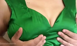 Changing the Saree Blouse - pressing my big boobs