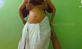Prexy Indian Wife Seducing in Washed out Saree. Riding Stark raving mad throughout everywhere Satisfy Her Partner! ~ Divya Divine