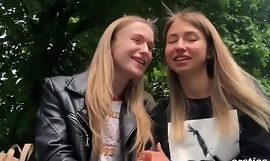 Ersties: Hot Blonde Girls Comprehend Lesbian Sex Together