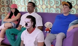 Papá folla hija dentro fuera de la luz chico parodia