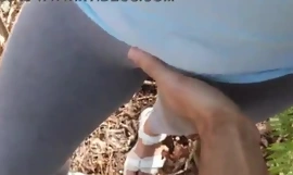 Stunt woman seduce MILF to Fuck, Suck & Sperm Her Face in Park Outside