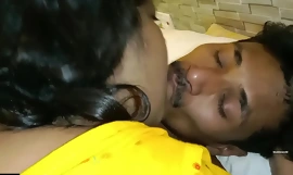 Hot beautiful Bhabhi long kissing and drenched pussy fucking! Absolute making love