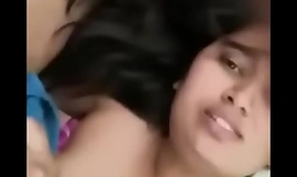 Swathi naidu blowjob coupled with getting fucked by boyfriend on bed