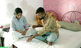 Indian beautiful university girl hot mating with young sir! I need good mark sir!