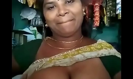 Sexy Tamil aunty similar her confidential