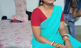 Friend's join in matrimony fucked hard when she came to my house Indian Bhabhi XXX nigh clear Hindi audio