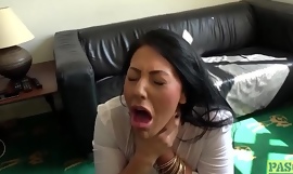 Candi Kayne gets throat fucked together with gets a mouth full of cum